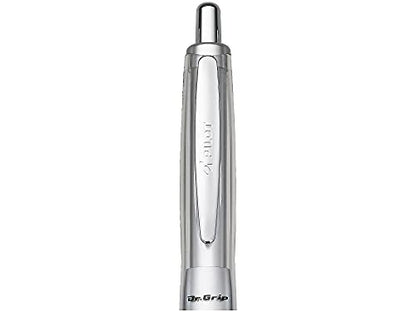 PILOT Dr. Grip Center of Gravity Refillable & Retractable Ballpoint Pen, Medium Point, Black, Single Pen- Ideal for School, Journaling & Office Writing - size: 1 Count (Pack of 1)