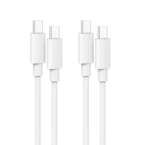 2 Pack 3.3ft/1m USB C to USB C Cable for iPhone 17 16 15 Pro Max, iPad Pro 13 12.9 11 inch, iPad Air 5 4, Mini 6, MacBook Air MacBook Pro Charger, Pixel 7 Pro, Type C Fast Charging Cord - size: 3.3ft