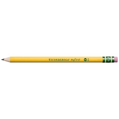 Ticonderoga My First Wood-Cased Pencils, Pre-Sharpened, 2 HB, Yellow, 12 Count - style: 12 Pack