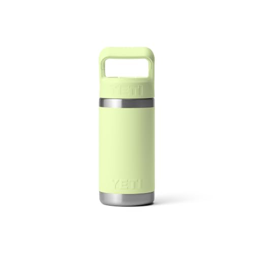 YETI Rambler Jr. 12 oz Kids Bottle, with Straw Cap - color: Grasshopper