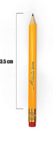 Mini Golf Pencils With Erasers, #2 HB, Pre-Sharpened, 96 Ct - size: 96 Count (Pack of 1), style: Golf Pencils With Eraser