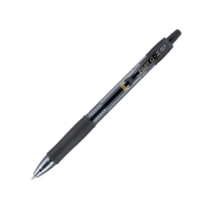 PILOT G2 Premium Refillable & Retractable Rolling Ball Gel Pens, Fine Point, Black Ink, 12 Count (Pack of 1) (31020) - color: Black