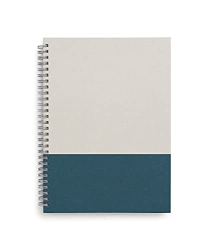 TRU RED Medium Hardcover Ruled Notebook, Gray/Teal - color: Gray/Teal, style: 1 Pack