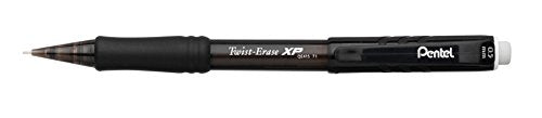 Pentel Twist Erase EXPRESS Automatic Pencil, 0.5mm Lead Size, Black Barrel, Box of 12 (QE415A) (Pack of 2) - color: Black, size: 12 Count (Pack of 2)
