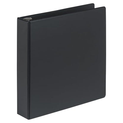 Samsill 2 Inch Document Storage Binder, 100% Recycled Chipboard, Round Ring, 3 Ring Binder, Black - color: Black, size: 2 Inch, style: Single