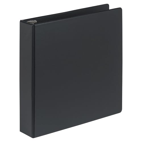 Samsill 2 Inch Document Storage Binder, 100% Recycled Chipboard, Round Ring, 3 Ring Binder, Black - color: Black, size: 2 Inch, style: Single