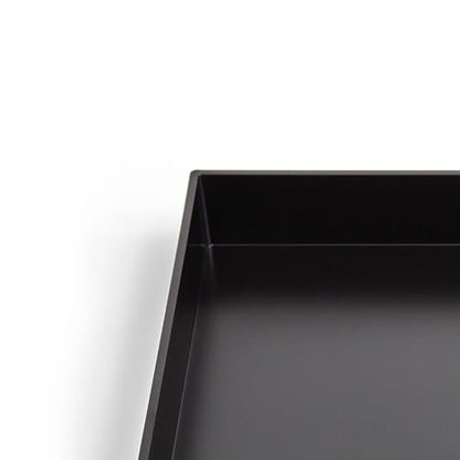 Staples Front‑Load Stackable Plastic Letter Tray, Black, 2‑Pack – Desktop Paper Organizer for Office Files & Documents - size: 1 Pack, style: Letter Tray (Front-Load)