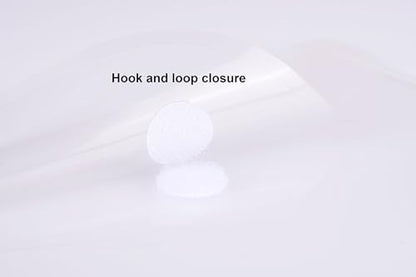 8.5 x 11 Vertical Clear Letter Sized Plastic Envelopes Document File Storage Holder 40 Pack Hook Loop Closure - color: 40 Pack