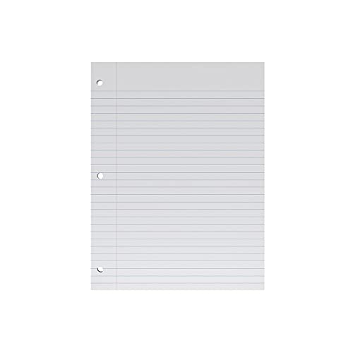 STAPLES Wide Ruled Filler Paper, 8” x 10.5”, 120 Sheets/Pack, 36‑Pack - size: 8'' x 10.5'', style: 4,320 Sheets