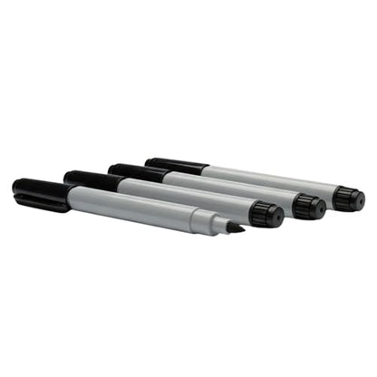 Cadie Permanent Freezer Marker Set of 4 – Waterproof Fast-Drying Black Fine Bullet Tip Ink Pens for Food Labeling, Fridge & Freezer Storage, Lab & Kitchen Use, & General Organization - style: 4 Pack
