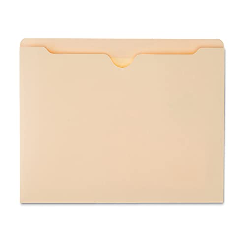 Amazon Basics Reinforced File Jackets, Letter Size, Straight-Cut Tab, 2 Inch Expansion, Manila, 50-Pack - size: 2 Inch Expansion, style: 50-Pack
