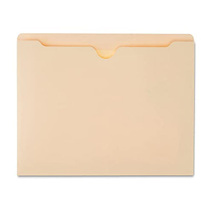 Amazon Basics Reinforced File Jackets, Letter Size, Straight-Cut Tab, 2 Inch Expansion, Manila, 50-Pack - size: 2 Inch Expansion, style: 50-Pack
