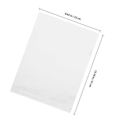 DOITOOL 20pcs Sheet Protectors for Binders, Pp Material with Quick Identification, for Office Papers and Study Materials, Sturdy and Heavy Duty Sleeve Protectors