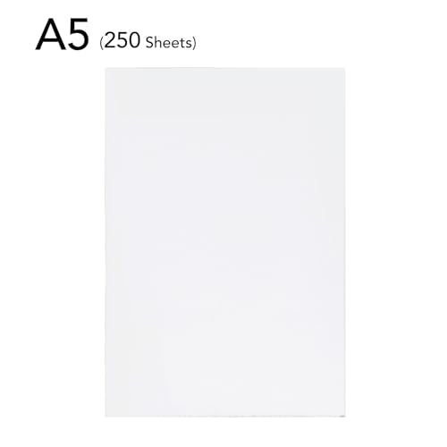 Zerodis 250 Sheets Tracing Paper for Drawing Sketching and Painting Semi Transparent Sketching Paper with Smooth Texture for Artists Kids Craft Projects (A5) - size: A5