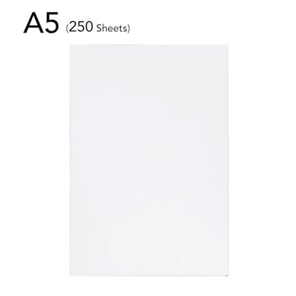 Zerodis 250 Sheets Tracing Paper for Drawing Sketching and Painting Semi Transparent Sketching Paper with Smooth Texture for Artists Kids Craft Projects (A5) - size: A5