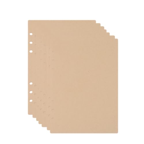 iplusmile 3 Packages A6 Blank Refill Paper for 6-ring Loose Leaf Binder Notebook, Wear-resistant Paper with Easy Insertion, for Travel and Writing Use