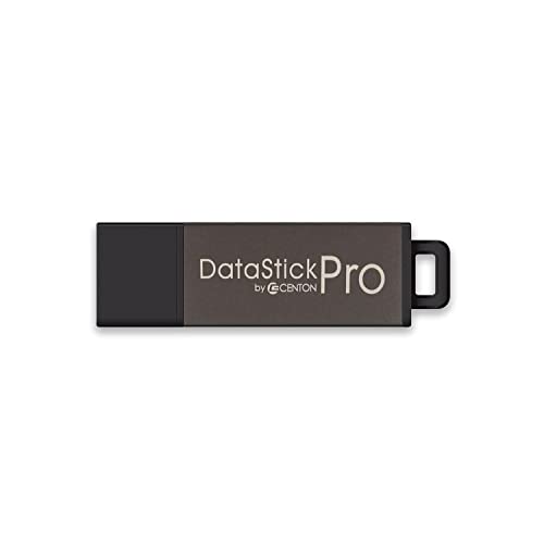 Centon Electronics DataStick Pro USB 2.0 Flash Drive, 16 GB, USB Flash Drives, Grey - size: 16GB