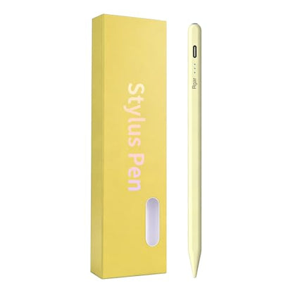 Stylus Pen Android for Samsung Galaxy Tab A11+/A11/A9/A9Plus/A8/A8plus/A7/A7lite Push-Button Switch, Accurate Writing, +2Nibs&Long Battery Life(NW Yellow) - color: NW Yellow