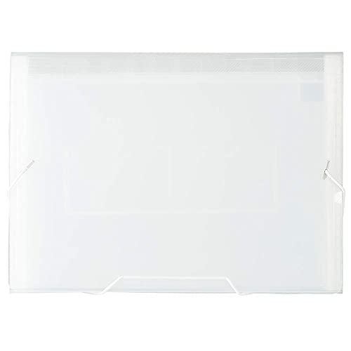 JAM PAPER 아코디언 폴더 - 13 포켓 플라스틱 확장 파일 - 레터 사이즈 - 22.9 x 33cm(9 x 13인치) - 투명 - 개별 판매 - color: 투명., size: Letter Size