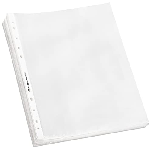 Heavy Duty Sheet Protectors 400 Pack for 3 Ring Binder, 8.5x11 Ultra Clear Glossy 11 Hole Punched Top Loading Plastic Page Protectors for School Office Supplies, Document Photo Storage - color: Glossy, size: Pack Of 400