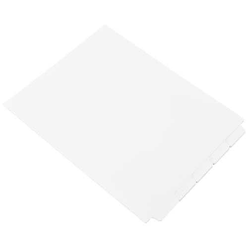 Exhibitindexes® Blank Bottom 1/5th Division Tabs