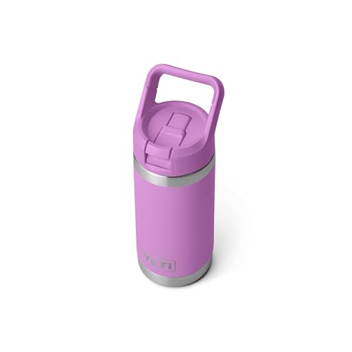 YETI Rambler Jr. 12 oz Kids Bottle, with Straw Cap - color: Desert Bloom