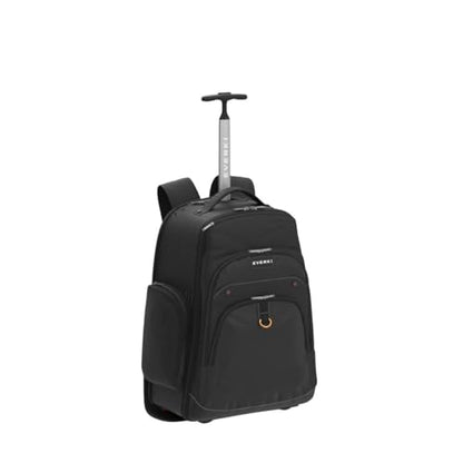 EVERKI Atlas Wheeled 30L Laptop Backpack - Rolling Backpack for Men & Women, Carry-On Travel Roller Backpack for Laptops, Fits 13 to 17.3 Inches with Adjustable Compartment for Business & Work - Black - size: Atlas Original - 30L