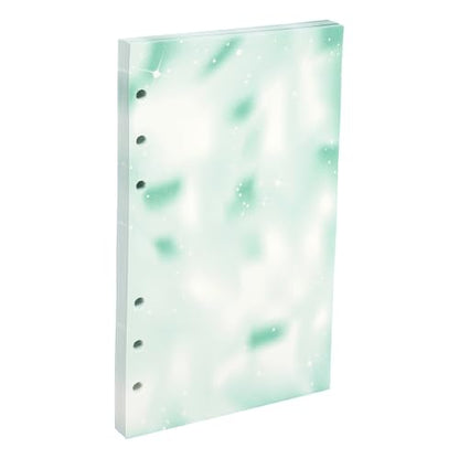 PATIKIL A6 Loose Leaf Paper, 80 Sheets 6.7 x 4" Render Notebook Paper Filler Binder Refill for 6 Ring Binder Note Taking Planner Journals Professionals, Green - color: Green