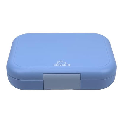 Bento Midi Lunch Box with carrying handle – 4 No-Mix Compartments | Microwave & Dishwasher Safe,Removable Tray | 900ML OZ (Blue Dark Ice) - color: Blue Dark Ice