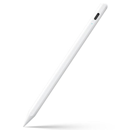 JAMJAKE Stylus Pen for iPad 6th-11th Generation-2X Fast Charge Active Pencil Compatible with 2018-2026 Apple iPad Pro 11"/12.9"/M4, iPad Air 3/4/5/M2/M3/M4,iPad mini 5/6/7 Gen-White - color: White