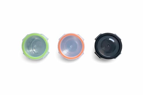 [3 Pack 4 Oz Small Condiment & Dip Containers with Leakproof Lids, Reusable Stainless Steel Bento Box Sauce Cups for Lunches, Picnics & Kitchen Storage (3PC Mixed) - size: 3PC Mixed