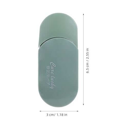 Healeved Correction Tape Green Plastic Dispenser 6pcs for Students with Large Capacity and Smooth Precise Corrections Suitable for School and Home Use