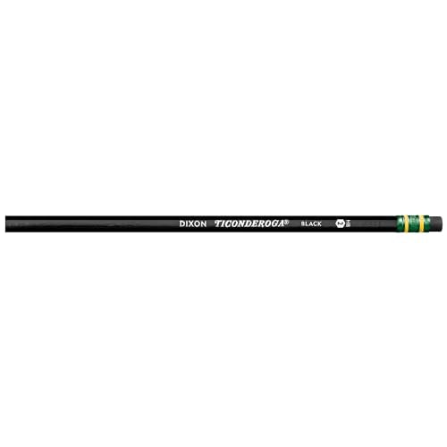 Ticonderoga Pencils, Wood-Cased Graphite, #2 HB Soft, Black (13953) (Pack of 72, 864 Count Total) - size: 12 Count (Pack of 72)