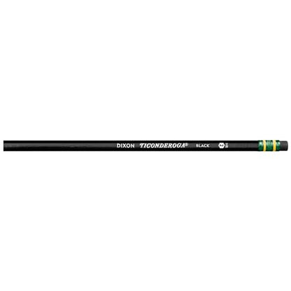 Ticonderoga Pencils, Wood-Cased Graphite, #2 HB Soft, Black (13953) (Pack of 72, 864 Count Total) - size: 12 Count (Pack of 72)