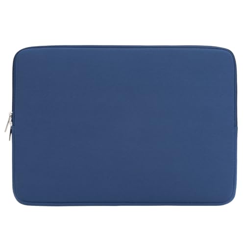 RAINYEAR Laptop Sleeve Case Compatible with 13.3 Inch Notebook Computer Tablet Chromebook 14" MacBook Pro/Max M1 M2 M3 M4 M5 Soft Cover Protective Case Zipper Carrying Bag (Navy Blue) - color: Navy Blue, size: 13"-13.3"