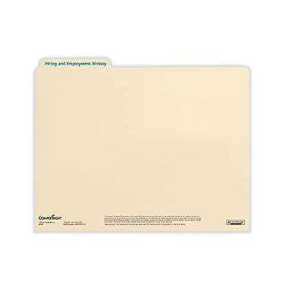 ComplyRight Hiring/Employment Folder, Pack of 25 | 9-1/2” x 12”, Document Filing Folder for Businesses, HR Employee Management Documentation Office Supplies - style: Hiring/Employment