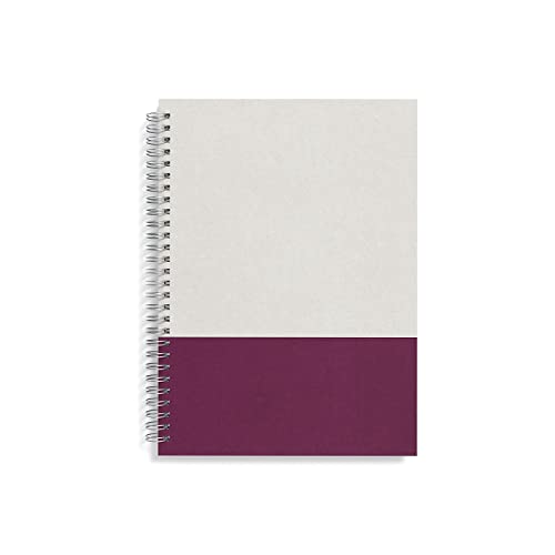 TRU RED Medium Hardcover Ruled Notebook, Gray/Purple, 3‑Pack - color: Gray/Purple, style: 3 Pack