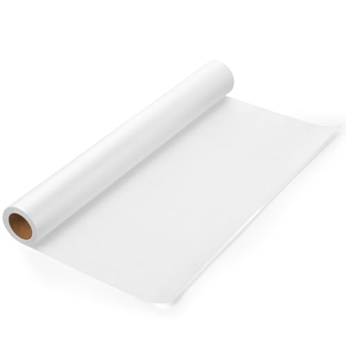 Tracing Paper Roll 17in x 25yd, White Trace Paper Pattern Paper Translucent Tracing Paper for Sewing, Drawing, Sketch, Gift Wrapping - size: 17in x 25yd