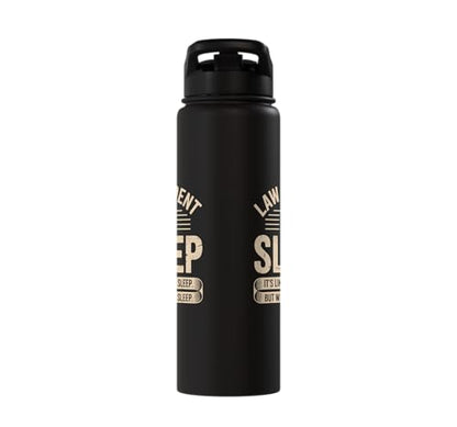 Future lawyer Law Student funny law school Stainless Steel Insulated Water Bottle