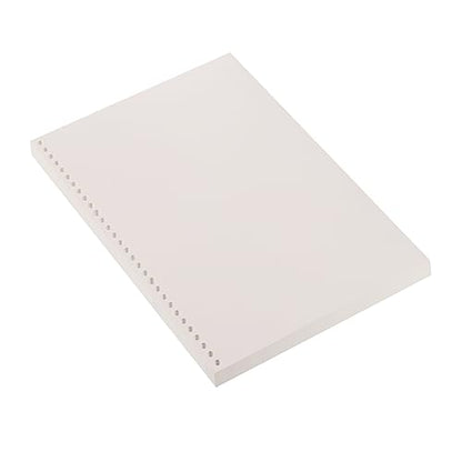 PATIKIL A4 Loose Leaf Paper for Binders, 3 Pack Notebook Punch Filler Paper 30 Hole 180 Sheets Blank Paper 100gsm for Office, White