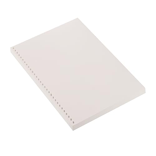 PATIKIL A4 Loose Leaf Paper for Binders, 3 Pack Notebook Punch Filler Paper 30 Hole 180 Sheets Blank Paper 100gsm for Office, White