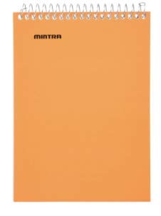 Mintra Office Small Spiral Notebooks (5x7 Top Spiral 4pk, Pastel) - color: Pastel, size: 5x7 Top Spiral 4pk