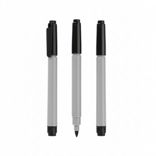 Cadie Permanent Freezer Marker Set of 3 – Waterproof Fast-Drying Black Fine Bullet Tip Ink Pens for Food Labeling, Fridge & Freezer Storage, Lab & Kitchen Use, & General Organization - style: 3 Pack