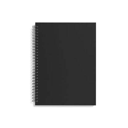 TRU RED Medium Soft Cover Lined Notebook, Wirebound, Perforated, 80 Sheets, Interior Pocket