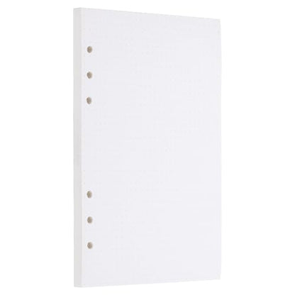 PATIKIL A5 Dot Grid Paper 6-Ring Binder Loose Leaf Planner Filler Paper Planner Inserts, 80 Sheets/160 Pages, Lined - size: A5, style: Dot Grid