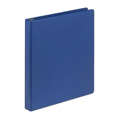 Samsill 1 Inch Document Storage Binder, 100% Recycled Chipboard, Round Ring, 3 Ring Binder, Navy - color: Navy, size: 1 Inch, style: Single