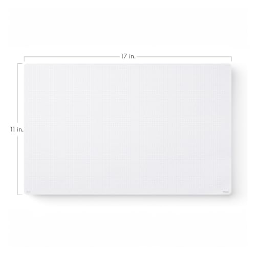 Notsu Dot Grid Notepads 11 x 17 inch | Large Dotted Memo Desk Pads with Premium Thick Paper 120gsm - size: 11" x 17", style: Dot Grid
