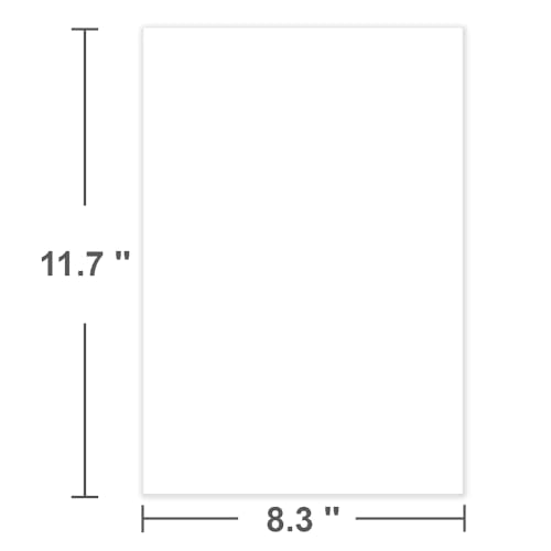 (2-Pack) A4 Printer Paper - 200 Sheets/400 Pages Blank Copy Paper, 28lb Bond/70lb Text (105 gsm) Premium Printing Papers, 8.3" x 11.7" (210 x 297 mm) - size: 8.3" x11.7", style: 2-Pack