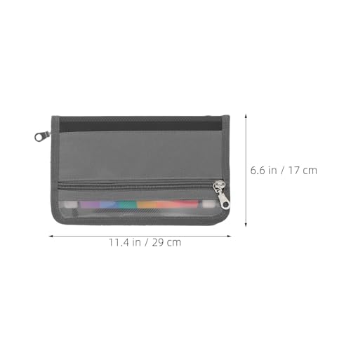 B6 Zipper Accordion File Folder with 13 Pockets, Expanding Vertical Document Organizer for Office and School Filing, Multi-Layer Paper Divider, Portable Document Binder