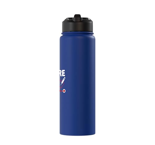 Future RN Nurse Nursing Student Registered Nurse In Training Stainless Steel Insulated Water Bottle - color: Royal Blue